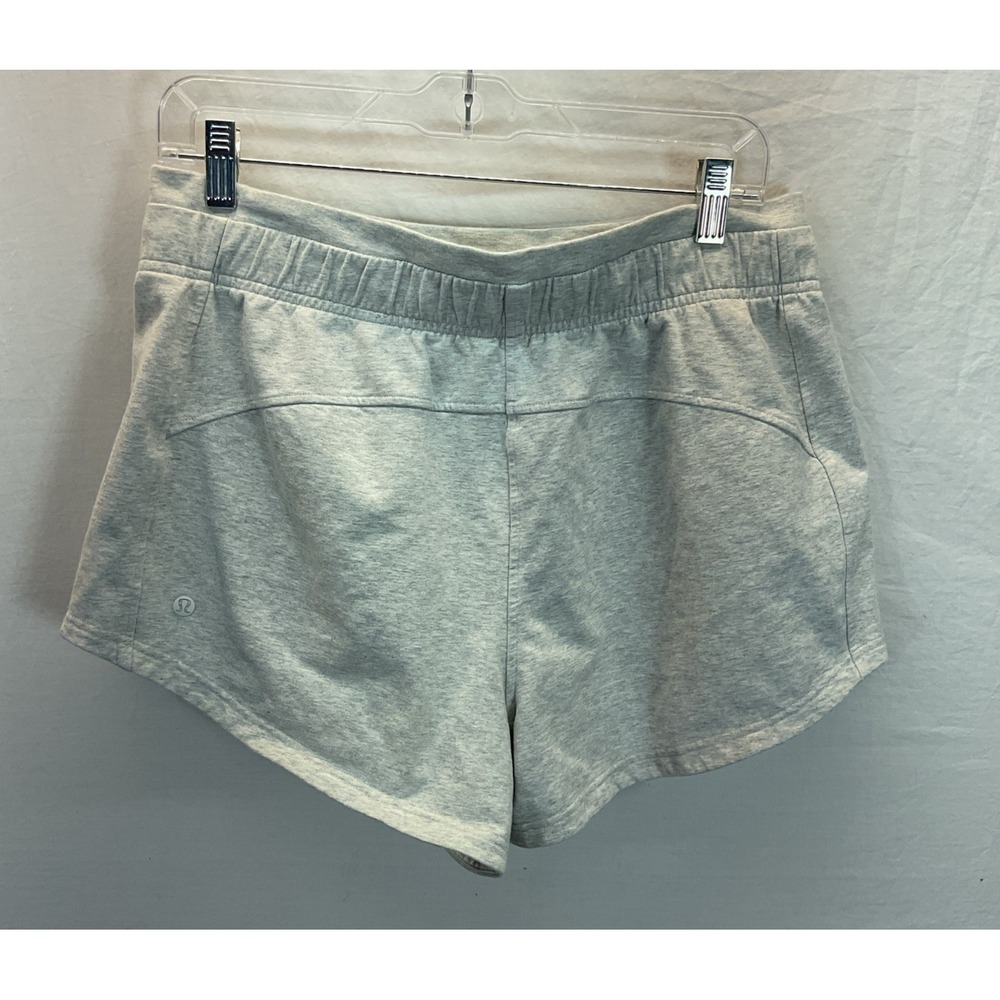 Lululemon Inner Glow High Rise Size 10 Heather Gray Lounge Athleisure Pockets - Picture 2 of 7